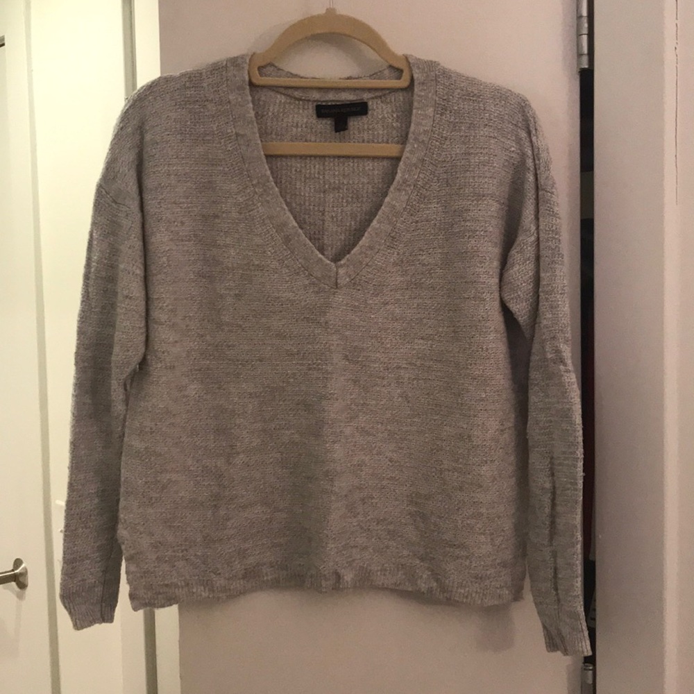 Banana Republic Soft Grey Sweater